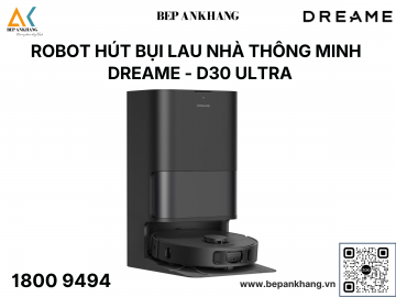 Robot hút bụi lau nhà thông minh Dreame D30 Ultra ( Trắng / Đen )